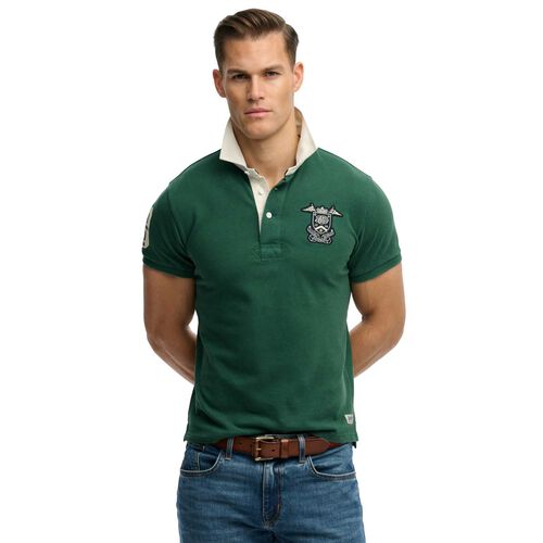 Superdry Vintage Pique Rugby Polo
